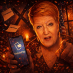 SMASKEBÅT HOLDER NYTÅRSTALE “SKÅL FOR YTRINGSFRIHEDEN™, STALKERNE & MOBILEPAY I MOL”